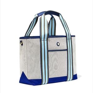 Paravel Medium Marlin Blue Cabana Tote